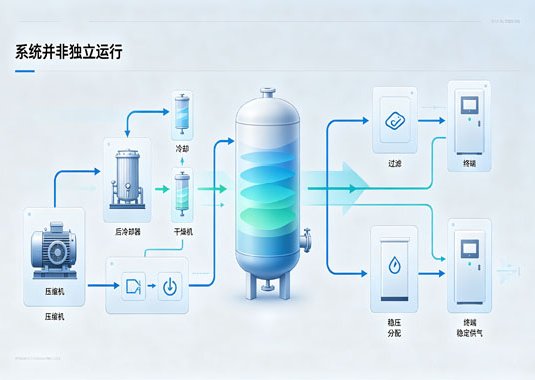 System Integration: Optimizing Air Receiver Tanks with Dryers and Filters