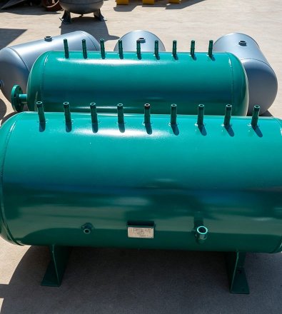 Dairy Processing - Water-Injected Oil-Free Rotary Screw with 2,500 L Vertical Air Receiver