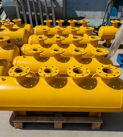 Dairy Processing - Redundant Duty/Standby Screw Package with 4,000 L Horizontal Air Receiver