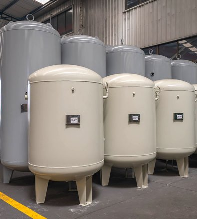 Power Generation Utility‑Two‑Stage Oil‑Injected Rotary Screw with 8,000 L Horizontal Air Receiver