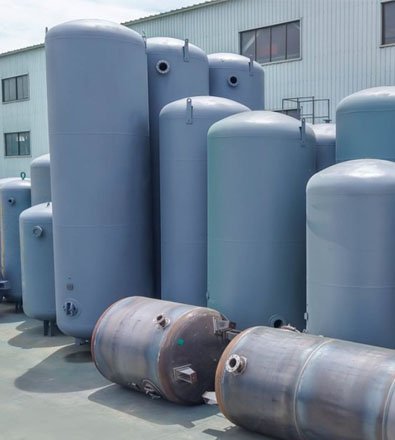 Metal Fabrication‑Two‑Stage Oil‑Injected Rotary Screw with 8000 L Horizontal Air Receiver