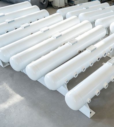 Pharmaceutical Manufacturing - Water-Injected Oil-Free Rotary Screw with 2,500 L Horizontal Air Receiver