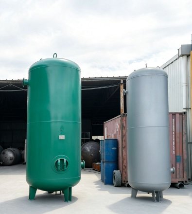 Textile Weaving - Integrated Tank‑Mounted VSD Screw Package with 500 L Vertical Air Receiver