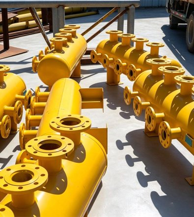 Mining Surface Plant - Fixed-Speed Oil-Injected Rotary Screw with 8,000 L Horizontal Air Receiver