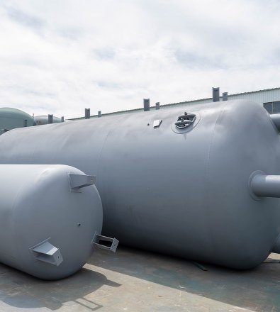 Quarry and Stone Processing - Sequenced Multi-Compressor Station with 15,000 L Horizontal Air Receiver