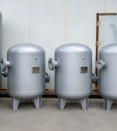 Semiconductor Utility - Integrated Tank‑Mounted VSD Screw Package with 1000 L Horizontal Air Receiver