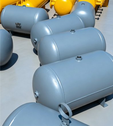 Mining Surface Plant - Centrifugal Compressor with 10,000 L Vertical Air Receiver