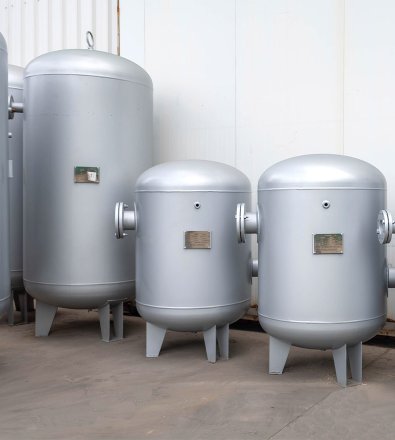 PET Bottle Blowing - VSD Oil-Injected Rotary Screw with 4,000 L Horizontal Air Receiver