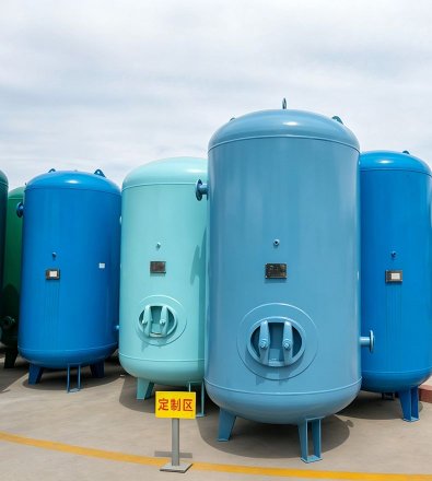 Semiconductor Utility - Oil‑Free Reciprocating Compressor Package with 1500 L Vertical Air Receiver