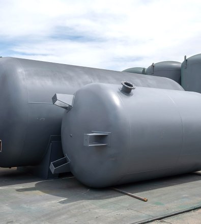 Cement Production - Two-Stage Oil-Injected Rotary Screw with 1,500 L Vertical Air Receiver