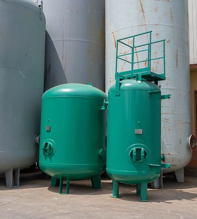 Industrial Park Central Utility‑Two‑Stage Oil‑Free Rotary Screw with 6,000 L Horizontal Air Receiver