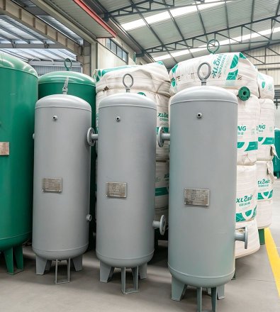 Lithium Battery Manufacturing - Integrated Tank‑Mounted VSD Screw Package with 800 L Horizontal Air Receiver