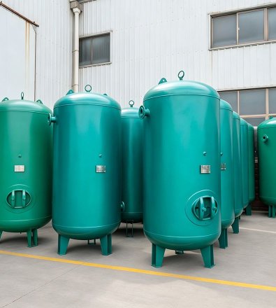 Semiconductor Utility - Centrifugal Compressor with 18000 L Vertical Air Receiver