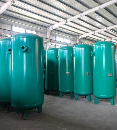Shipyard Fabrication - Integrated Tank-Mounted VSD Screw Package with 1,500 L Vertical Air Receiver