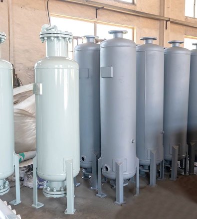 Wastewater Treatment - Centrifugal Compressor with 15,000 L Horizontal Air Receiver