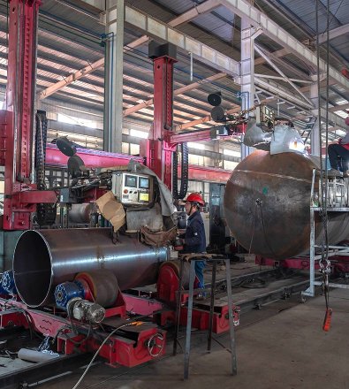 Railway Maintenance Depot - Medium-Pressure Booster Compressor with 2,000 L Horizontal Air Receiver