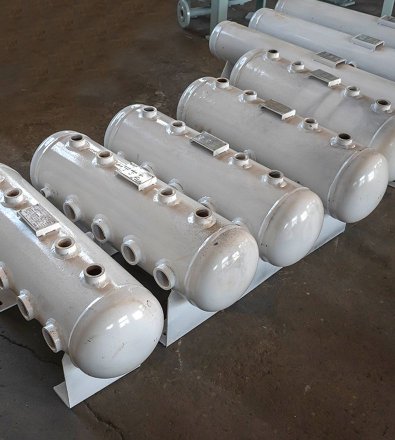 Wastewater Treatment - Two-Stage Reciprocating Compressor with 1,500 L Vertical Air Receiver