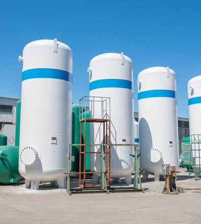 Wastewater Treatment - Redundant Duty/Standby Screw Package with 5,000 L Horizontal Air Receiver