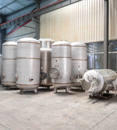 Pulp and Paper Mill - Centrifugal Compressor with 15,000 L Horizontal Air Receiver